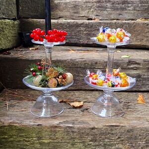 2 12" Pottery Barn chandle holders